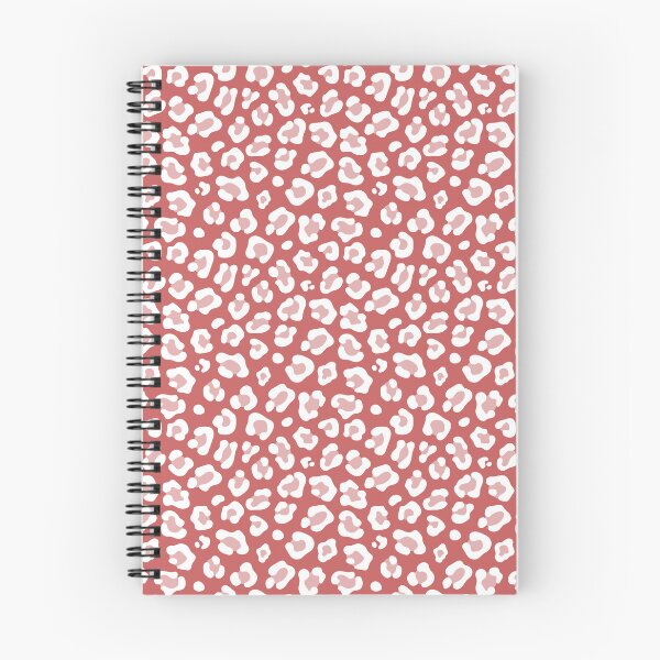 Item preview, Pastel Red and White leopard print designed and sold by pattern-archive.