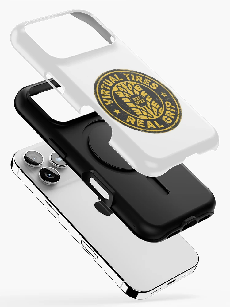 Thumbnail 2 of 4, iPhone Case, Virtual Tire Code 2023 - Sim Racing Humor designed and sold by GarageGraphics.