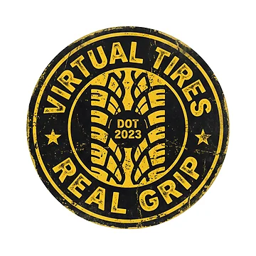Artwork thumbnail, Virtual Tire Code 2023 - Sim Racing Humor by GarageGraphics