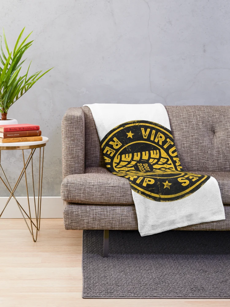 Thumbnail 2 of 6, Throw Blanket, Virtual Tire Code 2023 - Sim Racing Humor designed and sold by GarageGraphics.