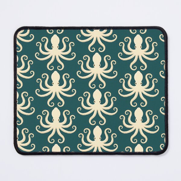 Item preview, Symmetrical Octopus Illustration in Art Deco Style designed and sold by Colorlessandco.