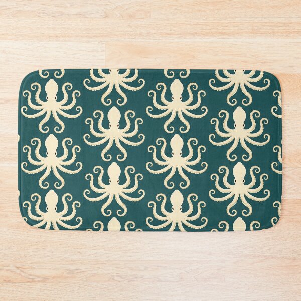 Item preview, Symmetrical Octopus Illustration in Art Deco Style designed and sold by Colorlessandco.