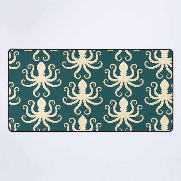 Item preview, Symmetrical Octopus Illustration in Art Deco Style designed and sold by Colorlessandco.