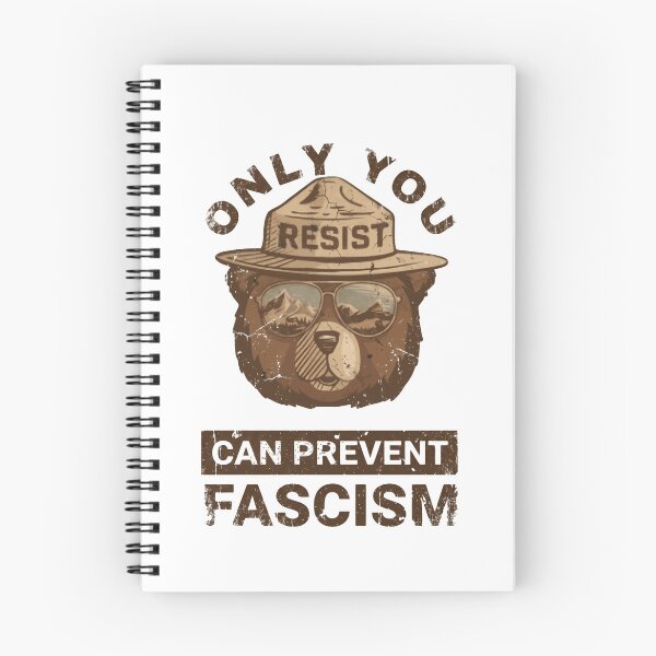 Item preview, Only You Resist Can Prevent Fascism Political Resistance Activist Democracy Freedom bear resist designed and sold by JonesFlora2025.