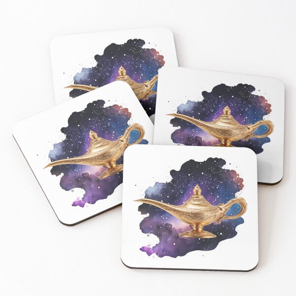 Item preview, Magic lamp in a stardust galaxy design designed and sold by CreationSpace3005.
