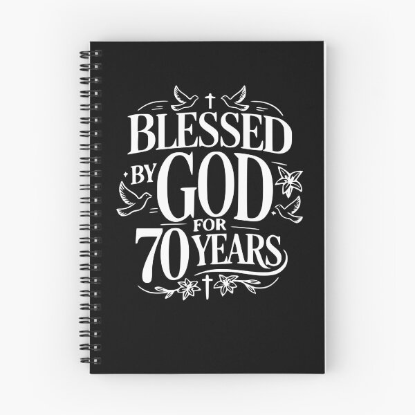 Item preview, Blessed By God For 70 Year Christian 70th Birthday designed and sold by giftfromheart.