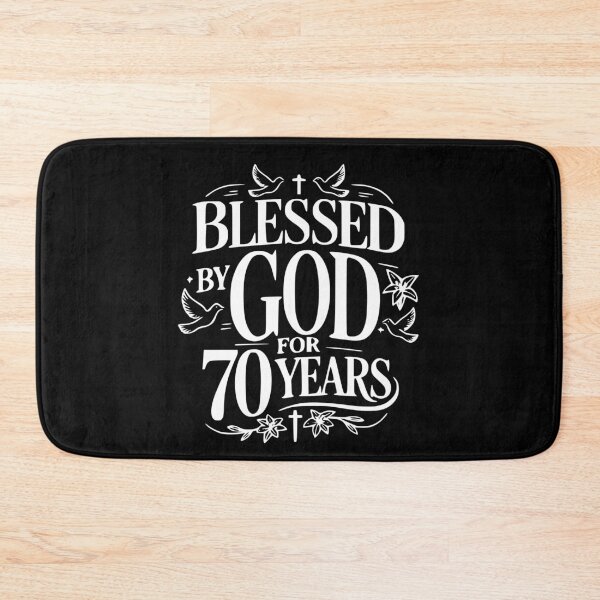 Item preview, Blessed By God For 70 Year Christian 70th Birthday designed and sold by giftfromheart.