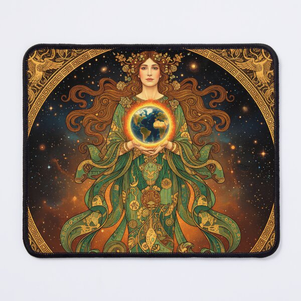 Item preview, Gaea, Mother of All | Greek Earth Goddess Art Nouveau Art designed and sold by Stoneflower-Art.