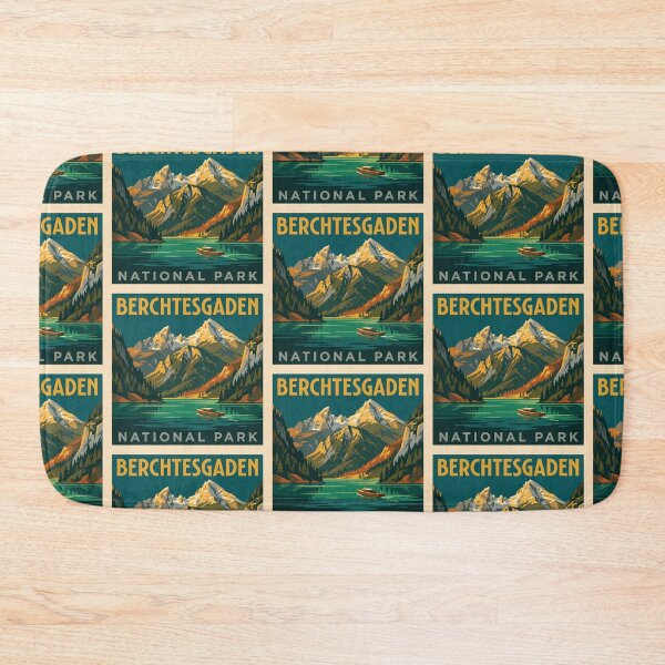 Item preview, Berchtesgaden National Park Germany WPA Retro Travel designed and sold by Digital Dreams Arts.