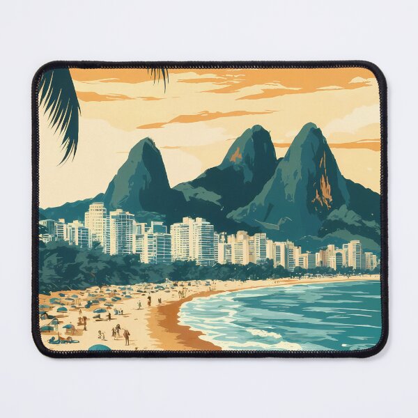 Item preview, Golden Hour Ipanema Beach designed and sold by JacksoonLester.
