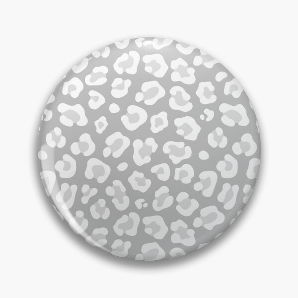 Item preview, Silver and White leopard print designed and sold by pattern-archive.