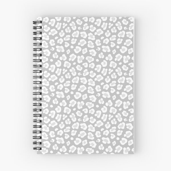 Item preview, Silver and White leopard print designed and sold by pattern-archive.