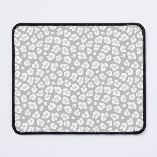 Item preview, Silver and White leopard print designed and sold by pattern-archive.