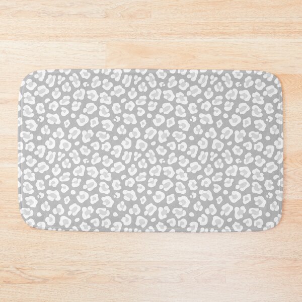 Item preview, Silver and White leopard print designed and sold by pattern-archive.