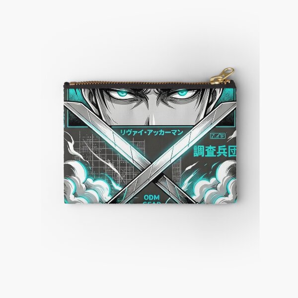 Item preview, Levi Ackerman Attack on Titan Neon Streetwear Anime Swords designed and sold by MCHDesignST.