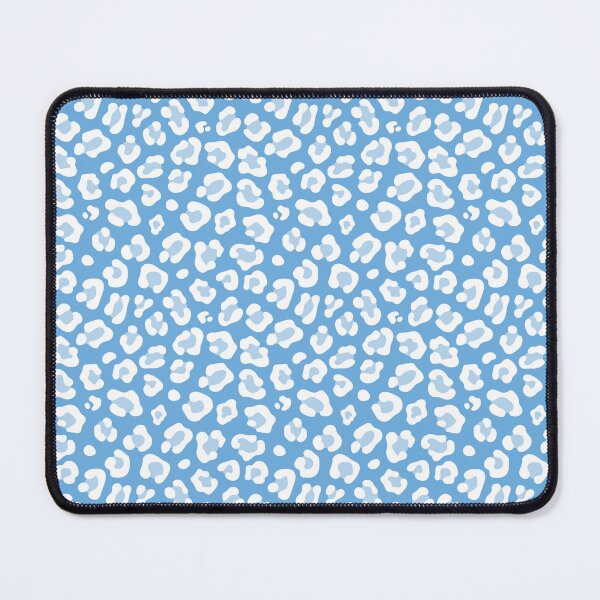 Item preview, Sky Blue and White leopard print designed and sold by pattern-archive.