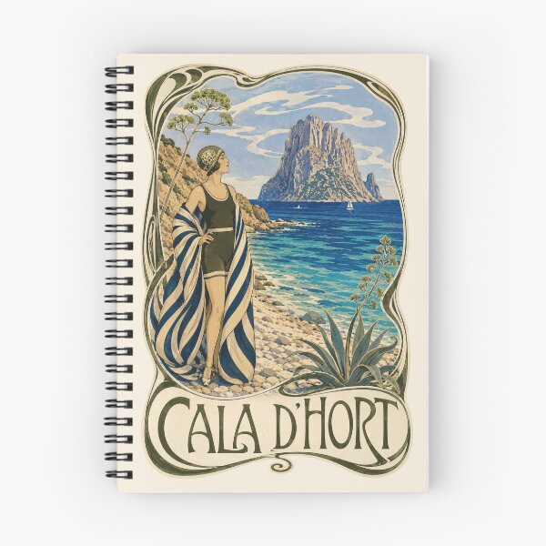 Item preview, Cala d'Hort, Ibiza, Spain [Color Lithography] designed and sold by elektronen.