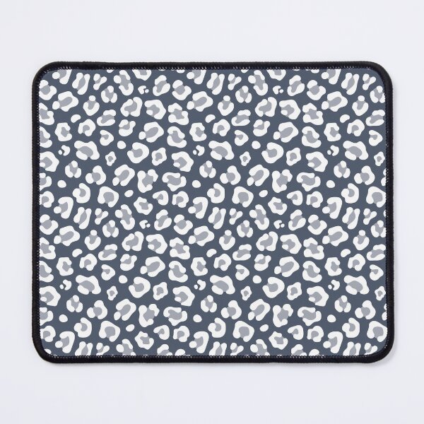 Item preview, Slate and White leopard print designed and sold by pattern-archive.