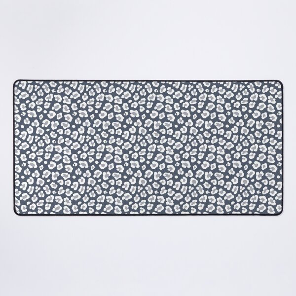 Item preview, Slate and White leopard print designed and sold by pattern-archive.