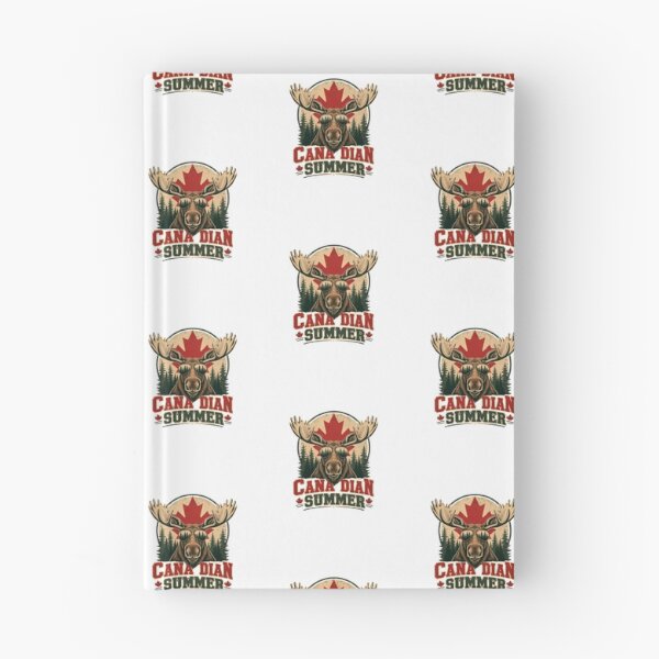 Item preview, Canadian Summer Retro Moose Graphic Tee designed and sold by Unleashing Style .