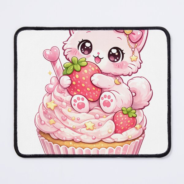 Item preview, Pink Kawaii Cupcake Cat designed and sold by PixelMood Stickers.