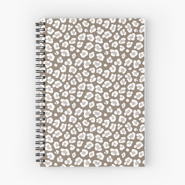 Item preview, Taupe and White leopard print designed and sold by pattern-archive.