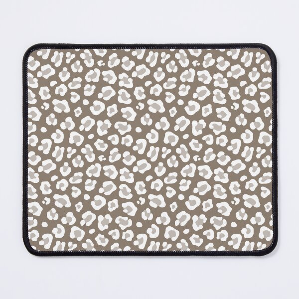 Item preview, Taupe and White leopard print designed and sold by pattern-archive.