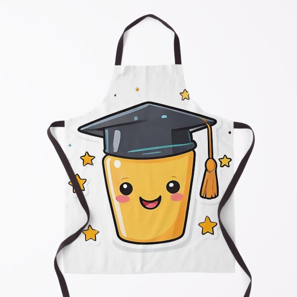 Item preview, Grad Cup: Kawaii Coffee Cup with Graduation Cap Cl designed and sold by Mercella-Inc.