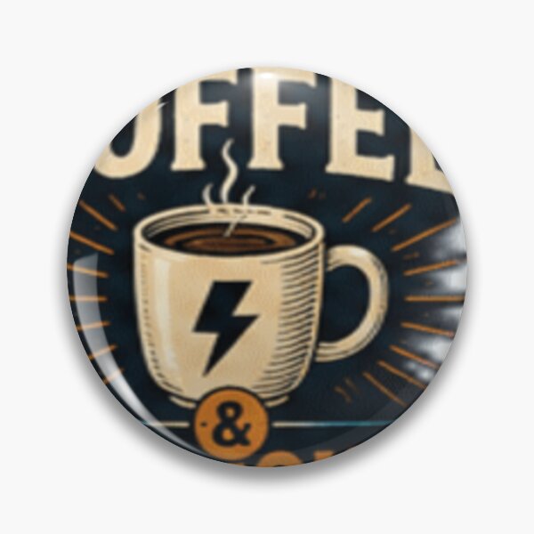 Item preview, Powered by Coffee and Dad Jokes Funny Father's Day Gift designed and sold by GUINewAlex.