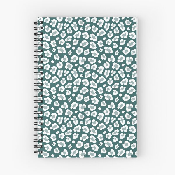 Item preview, Teal and White leopard print designed and sold by pattern-archive.