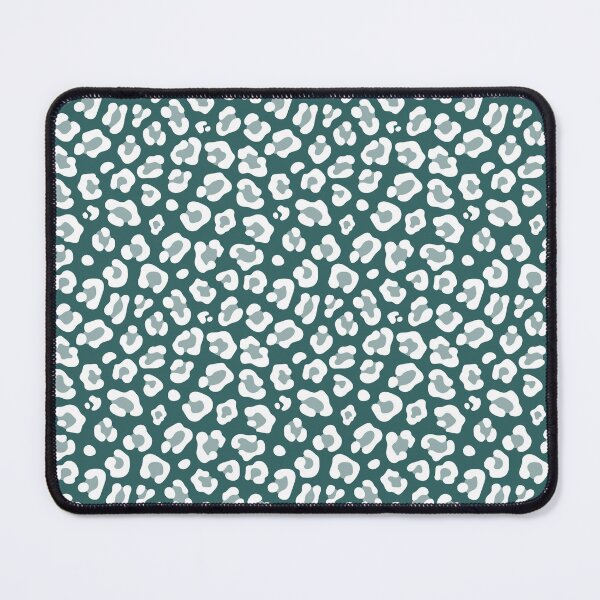 Item preview, Teal and White leopard print designed and sold by pattern-archive.
