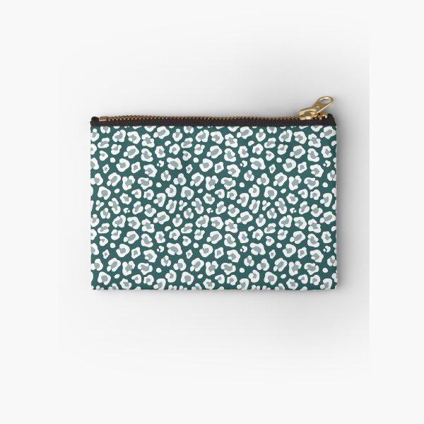 Item preview, Teal and White leopard print designed and sold by pattern-archive.