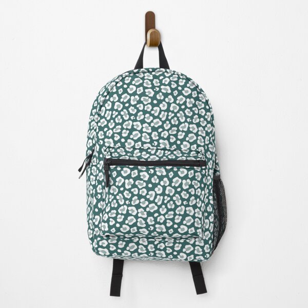 Item preview, Teal and White leopard print designed and sold by pattern-archive.