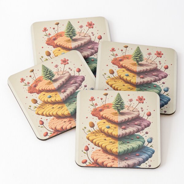Item preview, Rainbow cookie tower with a treetop designed and sold by Mianku | Für das Leben.