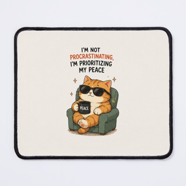 Item preview, Funny cat I'm not procrastinating designed and sold by Siti Hoiriyah.