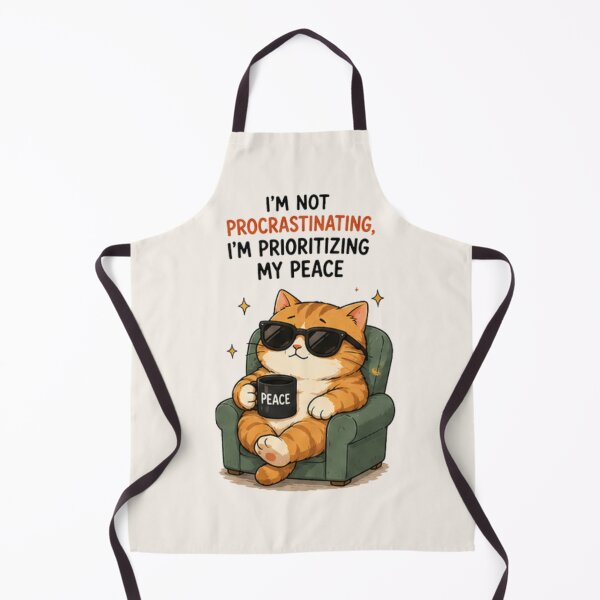 Item preview, Funny cat I'm not procrastinating designed and sold by Siti Hoiriyah.