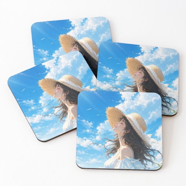 Item preview, Sunlit Serenity | Lady Beneath the Endless Sky designed and sold by Sticleg.