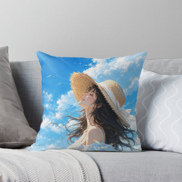 Item preview, Sunlit Serenity | Lady Beneath the Endless Sky designed and sold by Sticleg.