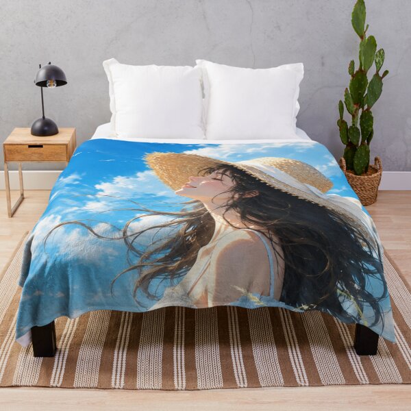 Item preview, Sunlit Serenity | Lady Beneath the Endless Sky designed and sold by Sticleg.