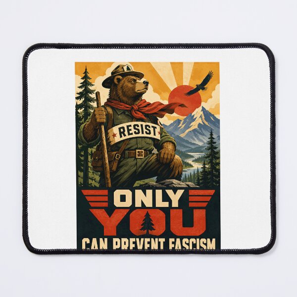 Item preview, Resist Only You Can Prevent Fascism Activist Anti Fascist Political designed and sold by JonesFlora2025.