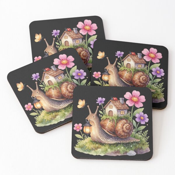 Item preview, Woodland Snail House Sticker | Cozy Cottagecore Fantasy Creature designed and sold by AillustriaAK.