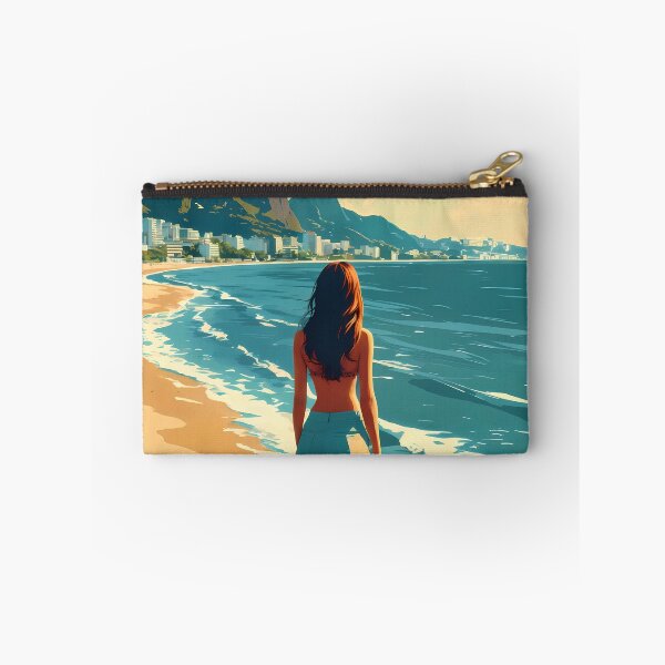 Item preview, Anime Girl Dreaming at Ipanema Beach designed and sold by JacksoonLester.