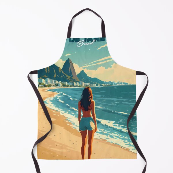 Item preview, Anime Girl Dreaming at Ipanema Beach designed and sold by JacksoonLester.