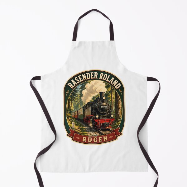 Item preview, Rasender Roland Rügen Island - Vintage Steam Train Retro Badge designed and sold by Digital Dreams Arts.