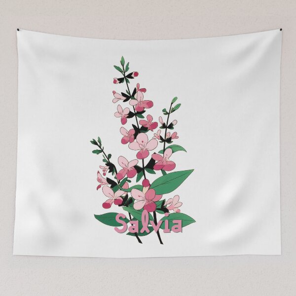 Item preview, Wall Art - Postcard - Salvia Bloom Elegance designed and sold by ForeverPrintsOK.
