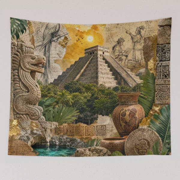 Item preview, Kukulcan's Ascent: Majesty of Chichen Itza designed and sold by DarVibe Designs.