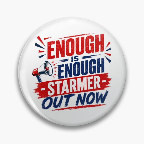 Item preview, Enough Is Enough Starmer Out Now Political Protest Design designed and sold by UrbanKangaroo.