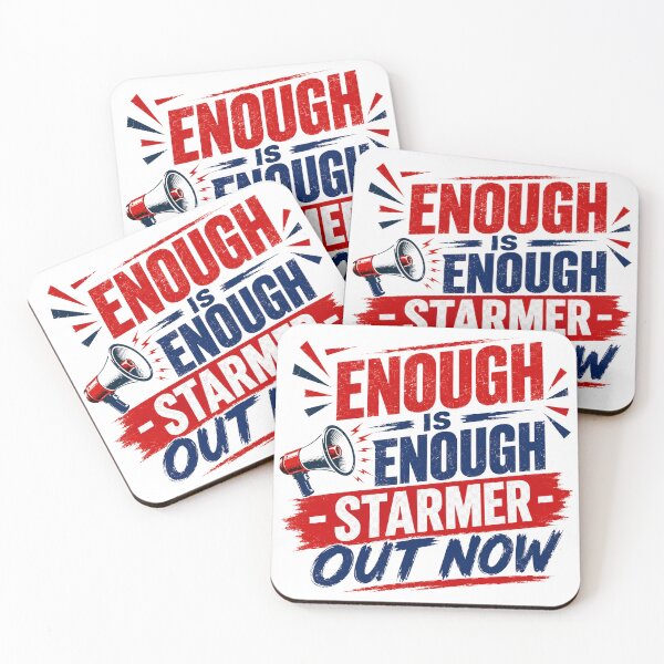 Item preview, Enough Is Enough Starmer Out Now Political Protest Design designed and sold by UrbanKangaroo.