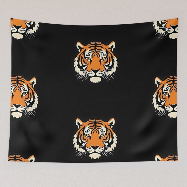 Item preview, Majestic Tiger Head Graphic Illustration designed and sold by Colorlessandco.