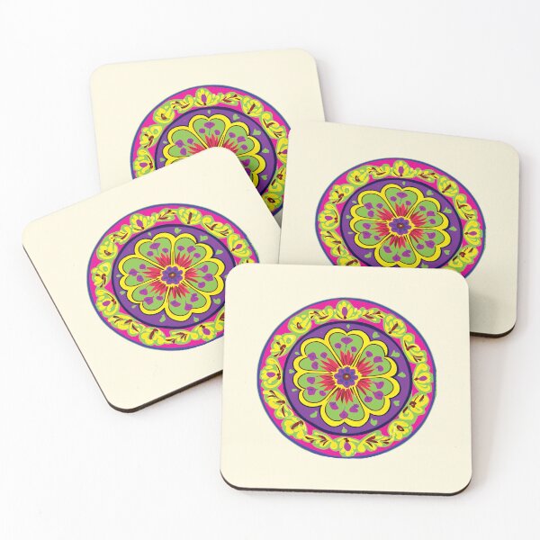 Item preview, Folk Mandala designed and sold by CharlottePlaceArt.